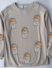 Load image into Gallery viewer, (MULTI COLOR) Sequin Basketball Corded Crews