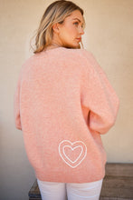 Load image into Gallery viewer, And The Why WIFEY &amp; Heart Round Neck Sweater