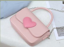 Load image into Gallery viewer, rts: Vegan Leather Heart Clutch