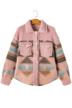 Load image into Gallery viewer, Aztec Sherpa Jacket