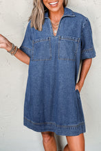 Load image into Gallery viewer, Denim Mini Dress