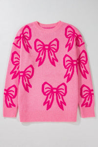 RTS: Pink Bow Sweater-