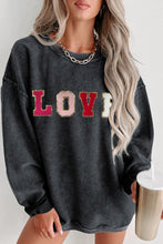 Load image into Gallery viewer, RTS: The Amor Corded &quot;LOVE&quot; Crewneck