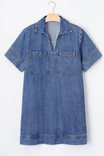 Load image into Gallery viewer, Denim Mini Dress