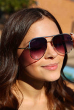 Load image into Gallery viewer, Ready to Ship | The Alex Black Gradient  High Quality Unisex Aviator Sunglasses*