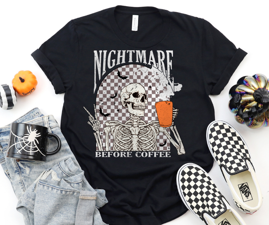 Nightmare before coffee Graphic T (S - 3XL)