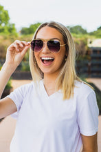 Load image into Gallery viewer, Ready to Ship  | The Alex Gold/Gray- High Quality Unisex Aviator Sunglasses