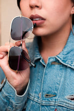Load image into Gallery viewer, Ready to Ship  | The Alex Gold/Gray- High Quality Unisex Aviator Sunglasses