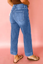 Load image into Gallery viewer, Cropped High Rise Wide Leg Jeans