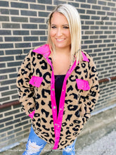 Load image into Gallery viewer, rts: Leopard MOMMY AND ME Sherpa shacket*