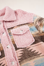 Load image into Gallery viewer, Aztec Sherpa Jacket