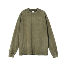Load image into Gallery viewer, RTS: Mineral Washed Long sleeve Crews (boyfriend fit oversized)*