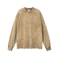 Load image into Gallery viewer, RTS: Mineral Washed Long sleeve Crews (boyfriend fit oversized)*