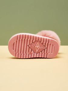 RTS: Vegan Leather Fuzzy Sparkle Boot-