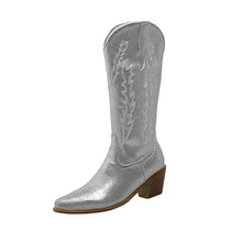 Load image into Gallery viewer, RTS: The Elle Woods Bend and Snap Cowgirl Boot
