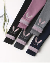 Load image into Gallery viewer, RTS: FLEECE LINED BUNNY LEGGINGS -