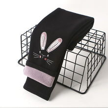 Load image into Gallery viewer, RTS: FLEECE LINED BUNNY LEGGINGS -