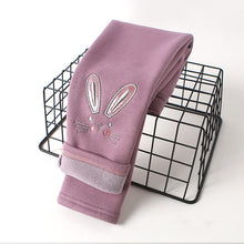 Load image into Gallery viewer, RTS: FLEECE LINED BUNNY LEGGINGS -