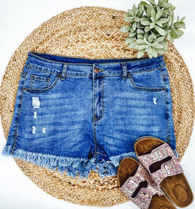 RTS: Cuffed Jean and frayed Jean Shorts*
