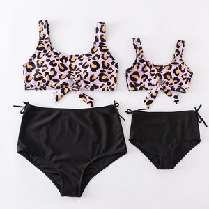 RTS: Mommy and Me Leopard 2-piece Swim