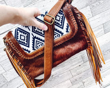 Load image into Gallery viewer, RTS: Genuine Leather and Cowhide Purse