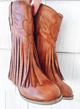 Load image into Gallery viewer, rts: The Mika Fringe Cowgirl Boots