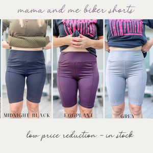 RTS: Mama and Me Biker Shorts