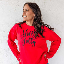 Load image into Gallery viewer, Holly Jolly Graphic Sweatshirt and Tee (S-3X)