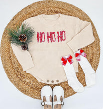Load image into Gallery viewer, RTS: Ho,Ho,Ho sweater &amp; onesie