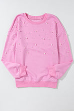 Load image into Gallery viewer, RTS: Pearl Embossed Pink Sweater
