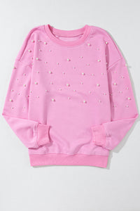 RTS: Pearl Embossed Pink Sweater