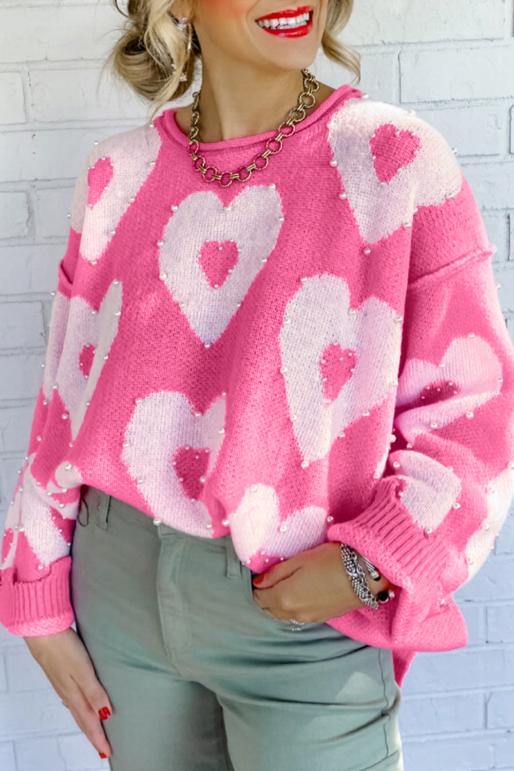 RTS: The Double Heart and Pearl Sweater