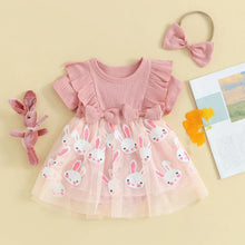 Load image into Gallery viewer, RTS: Cutest Sequin and Tulle Bunny Dress-