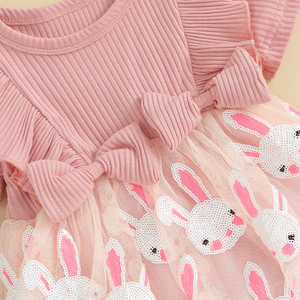 RTS: Cutest Sequin and Tulle Bunny Dress-