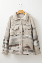 Load image into Gallery viewer, Aztec Sherpa Jacket