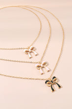 Load image into Gallery viewer, Triple Layered Bowknot Necklace