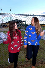 Load image into Gallery viewer, (MULTI COLOR) Sequin Basketball Corded Crews