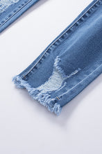 Load image into Gallery viewer, Ella High Waist Destructed Skinny Jeans