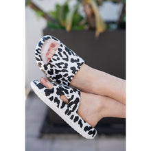Load image into Gallery viewer, Ready to Ship | White Leopard Insanely Comfy -Beach or Casual Slides