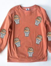 Load image into Gallery viewer, (MULTI COLOR) Sequin Basketball Corded Crews
