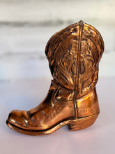 Load image into Gallery viewer, Copper Cast Boot Vase/Planter
