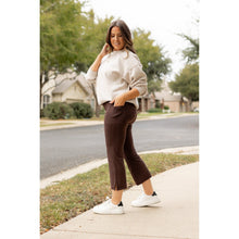 Load image into Gallery viewer, Ready to Ship  | The Whitney - Brown High Waisted Gaucho Pants ROUND 2 *