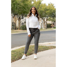 Load image into Gallery viewer, Ready to Ship | The Cindy Charcoal Joggers - Luxe Leggings by Julia Rose® Round 2