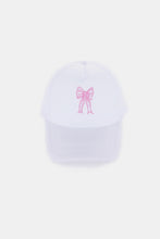 Load image into Gallery viewer, Zenana Ribbon Bow Embroidery Trucker Hat