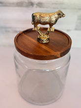 Load image into Gallery viewer, Large Wooden Lid Hereford Jar