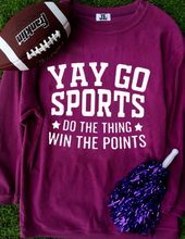 Load image into Gallery viewer, Orange Checkered Game Day Patch Corded Crew