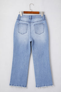 Marley High Rise Cropped Flared Denim