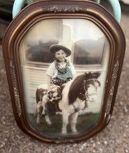 Load image into Gallery viewer, Boy on Horseback Framed Photo