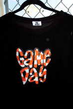 Load image into Gallery viewer, Orange Checkered Game Day Patch Corded Crew