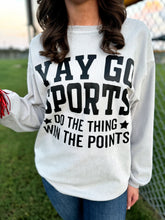 Load image into Gallery viewer, Orange Checkered Game Day Patch Corded Crew